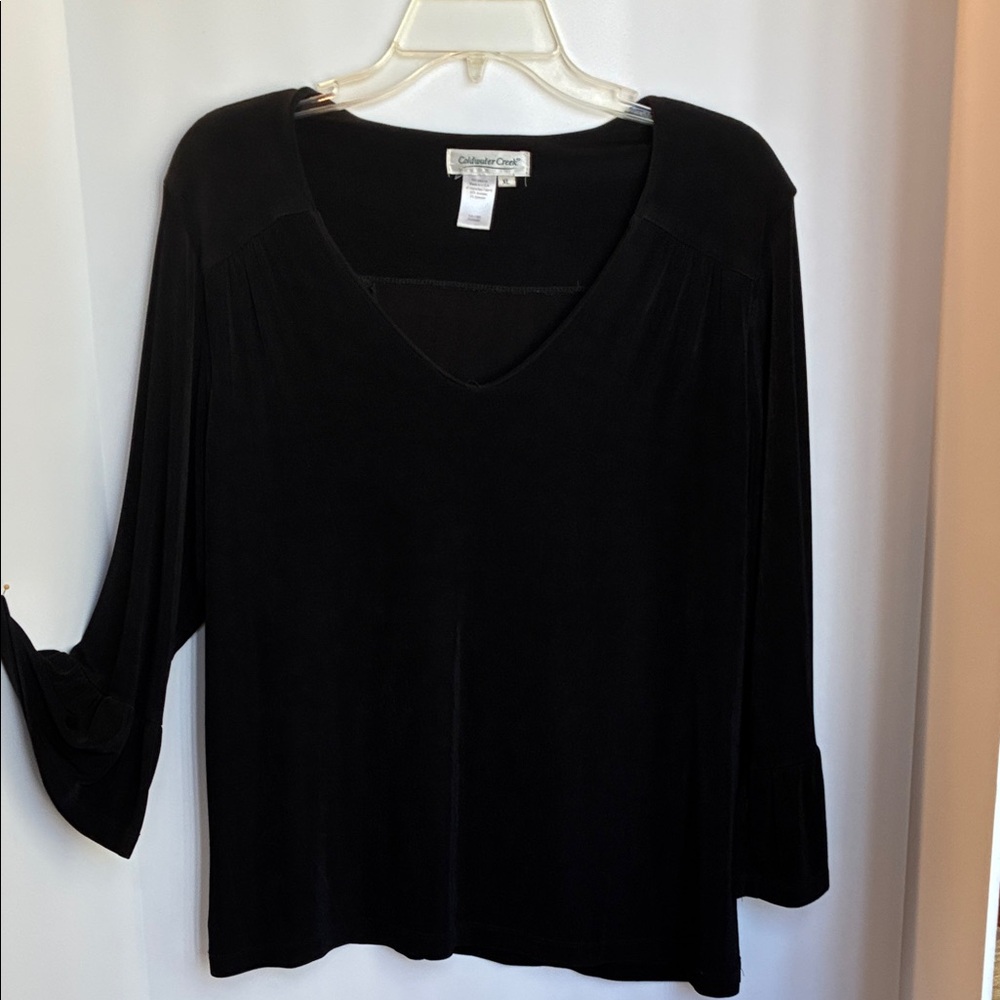 Coldwater Creek Women's Black top XL